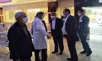 بازدید سرزده دکتر خدادوست از بخش کرونا و اورژانس بیمارستان سوم شعبان دماوند