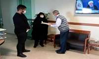 حضور دکتر خدادوست در کنار خانواده شهید مدافع سلامت علیرضا روستایی